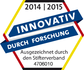 Auszeichnung "Innovativ durch Forschung" für 2016 erhielt OFS Gmbh für das Engagement in Forschung und Entwicklung.